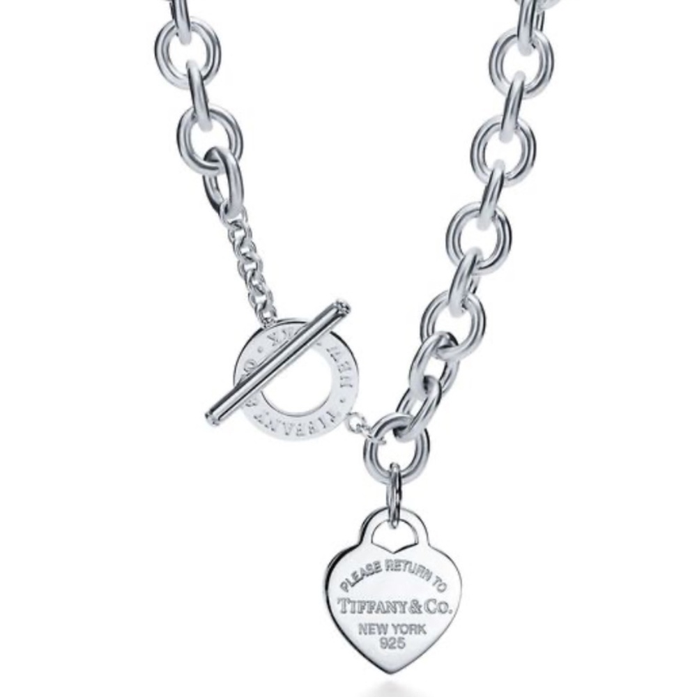 Tiffany heart tag toggle necklace